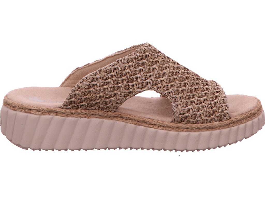 Rieker Damen Pantolette in beige