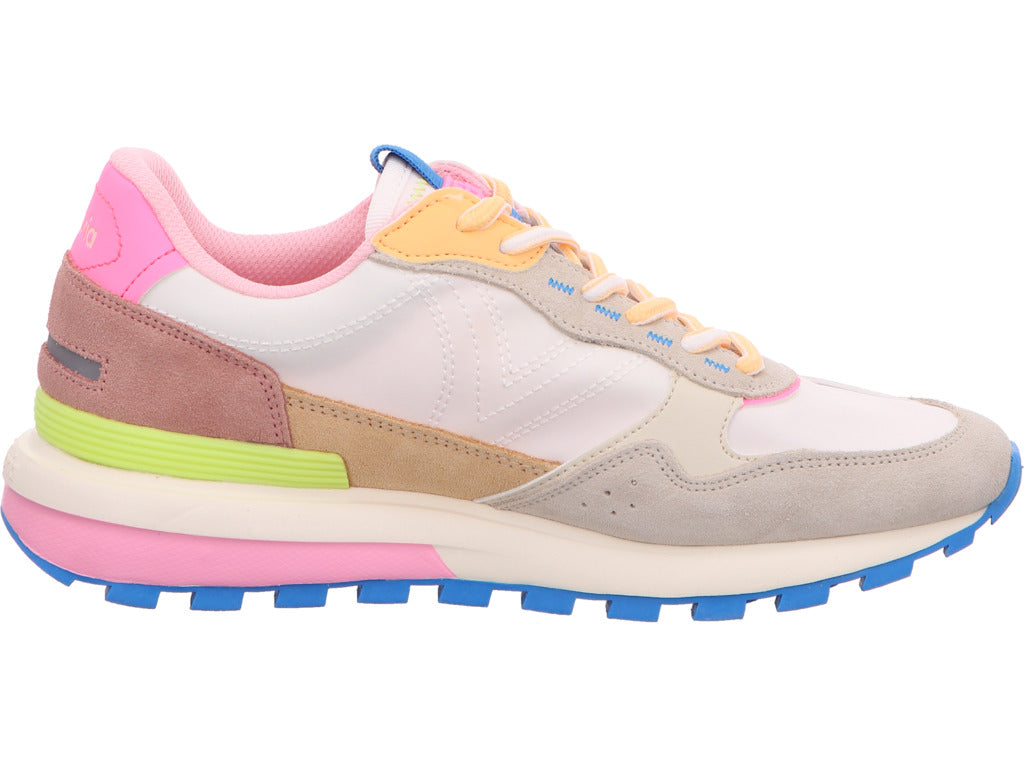 Victoria Damen Sneaker in weiß-bunt-kombiniert