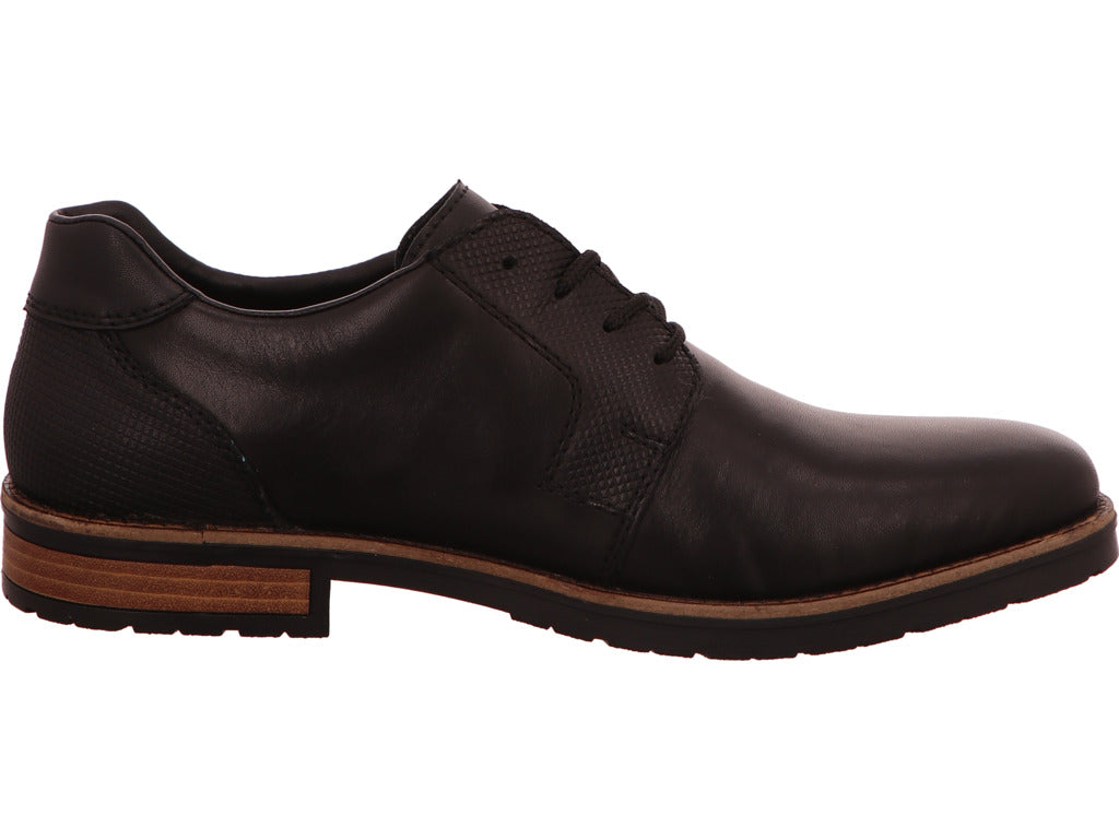 Rieker Herren Schnürschuh in schwarz
