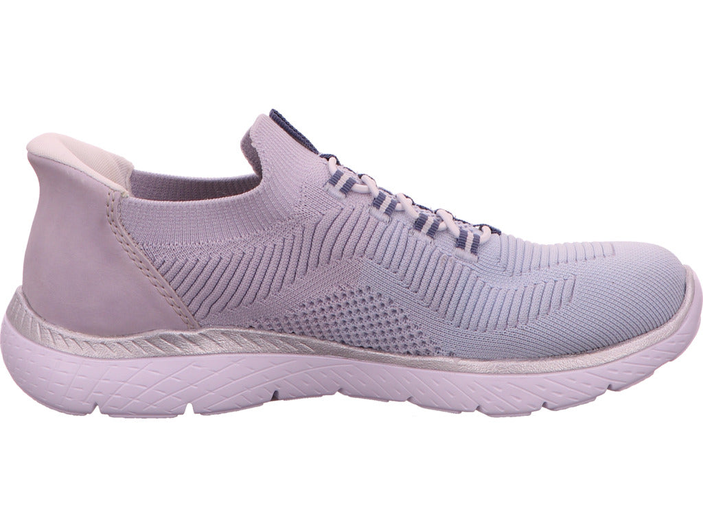 Rieker Damen Sneaker in blau-bunt-kombiniert