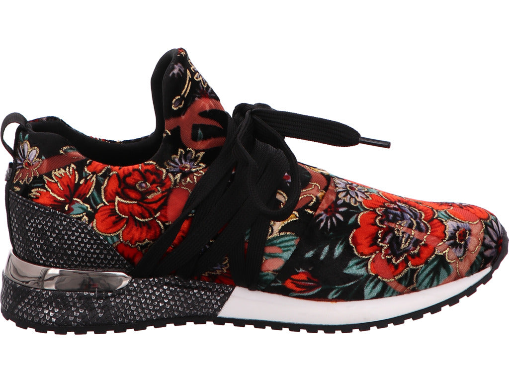 La Strada Damen Sneaker in schwarz-bunt-kombiniert