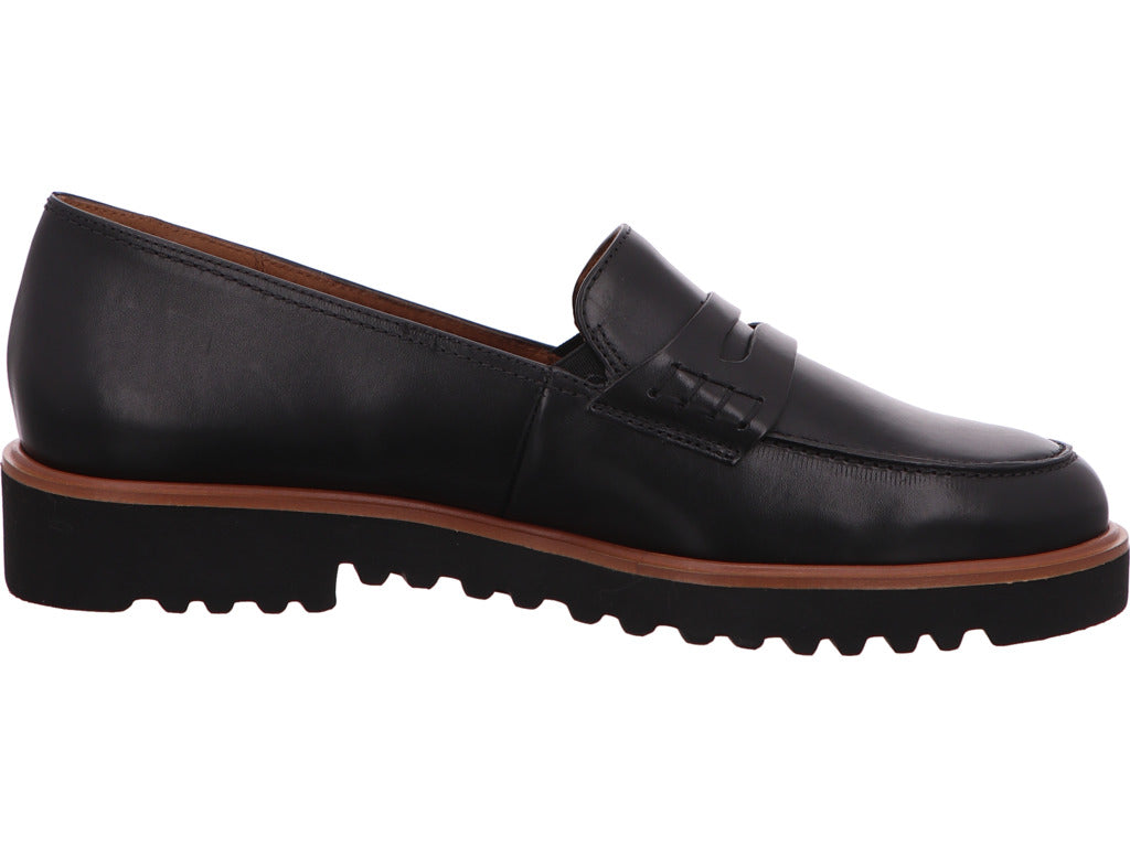 Paul Green Damen Slipper in schwarz