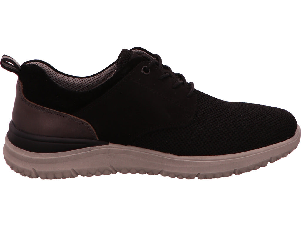 Josef Seibel Herren Halbschuh Wales 03 in schwarz