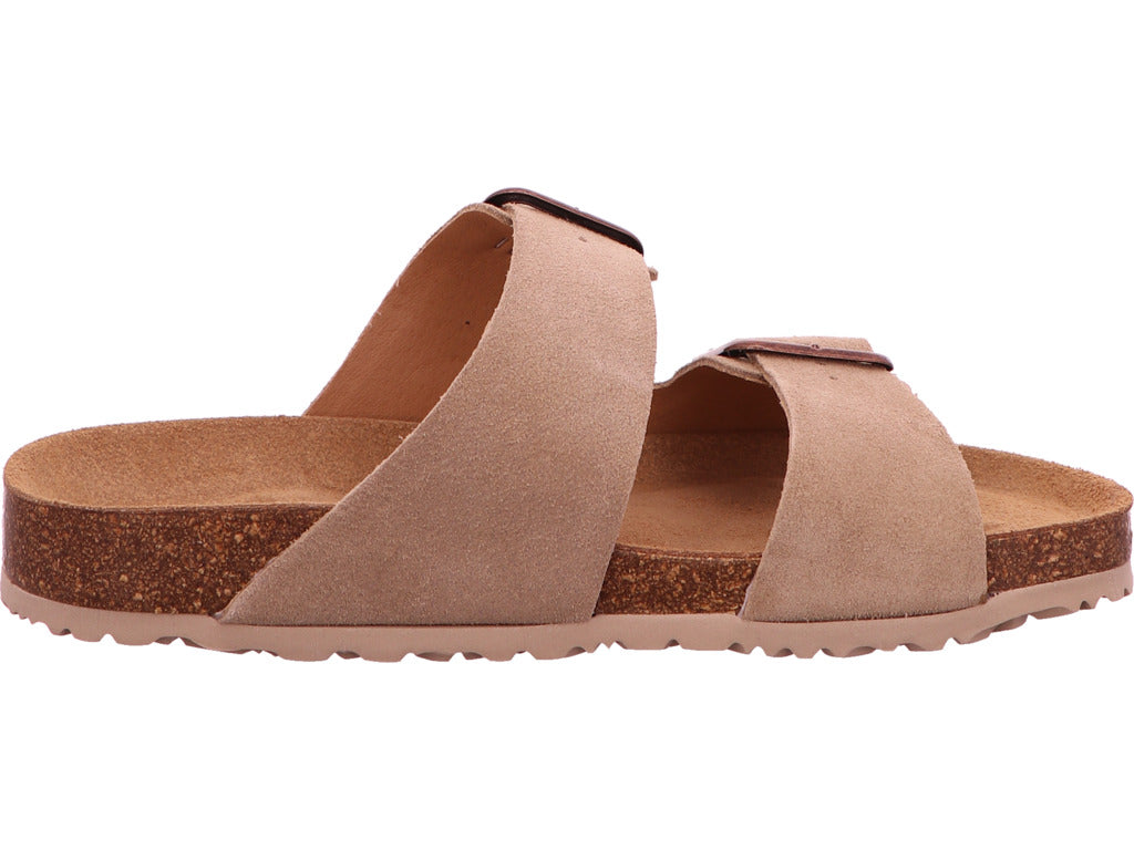 Tamaris Damen Pantolette in taupe