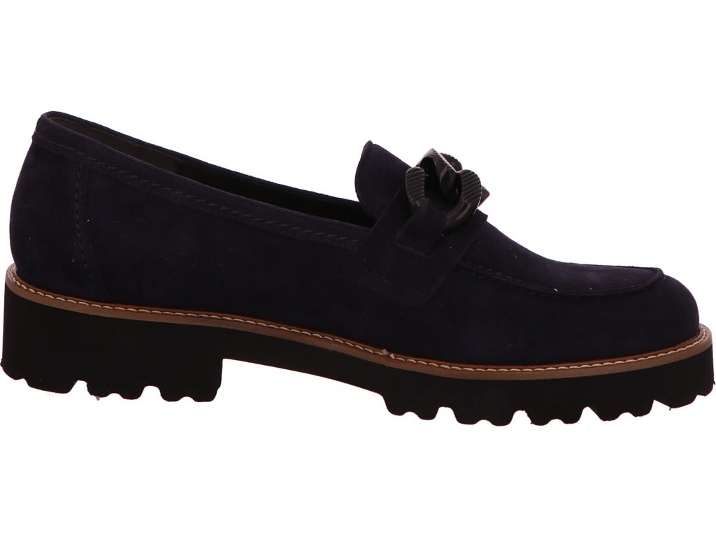 Gabor damesslippers in donkerblauw