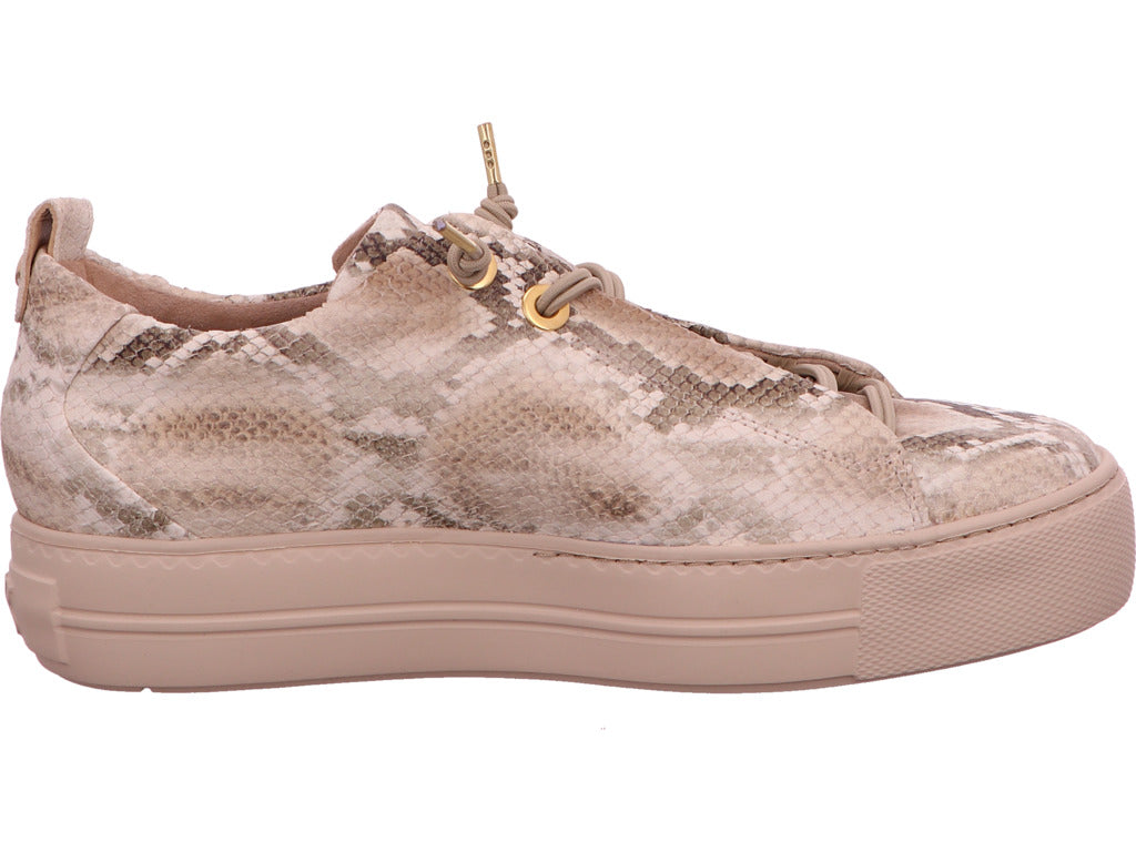 Paul Green Damen Sneaker in beige-bunt-kombiniert