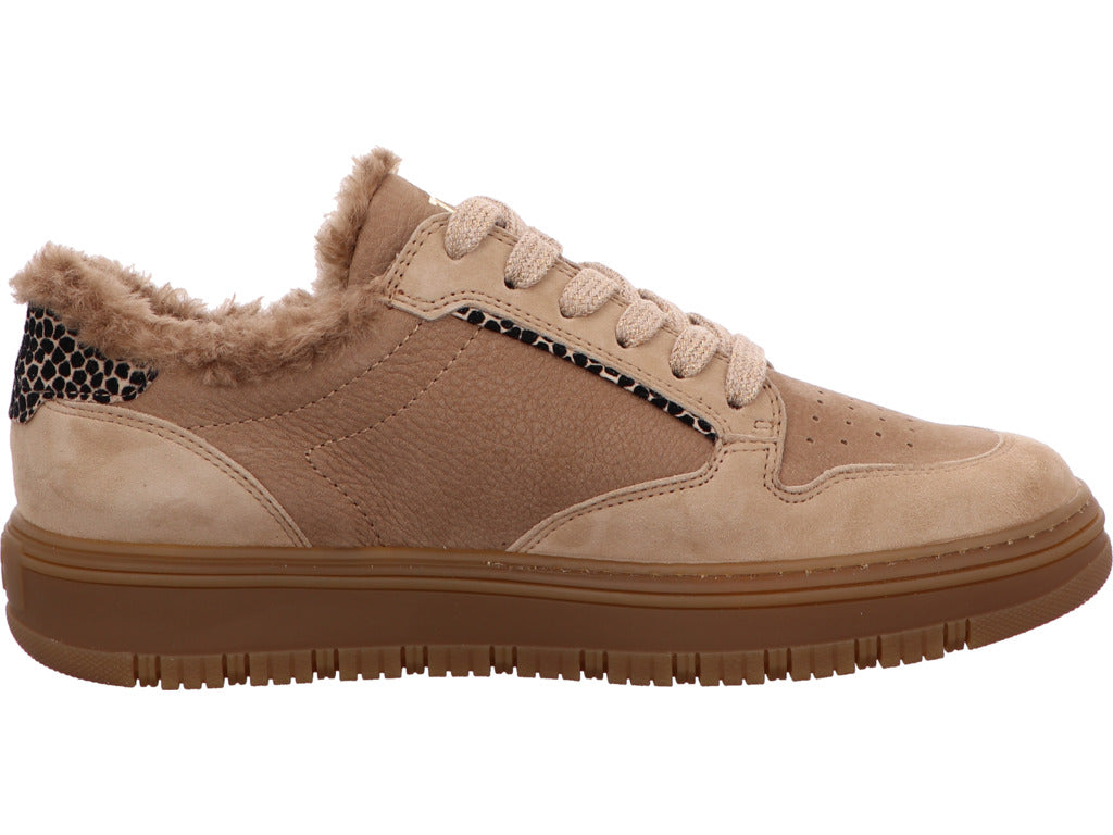 Paul Green Damen Sneaker in grün-kombiniert