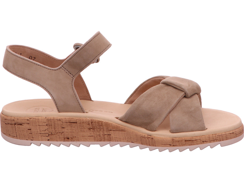 Paul Green Damen Sandalette in hellbeige
