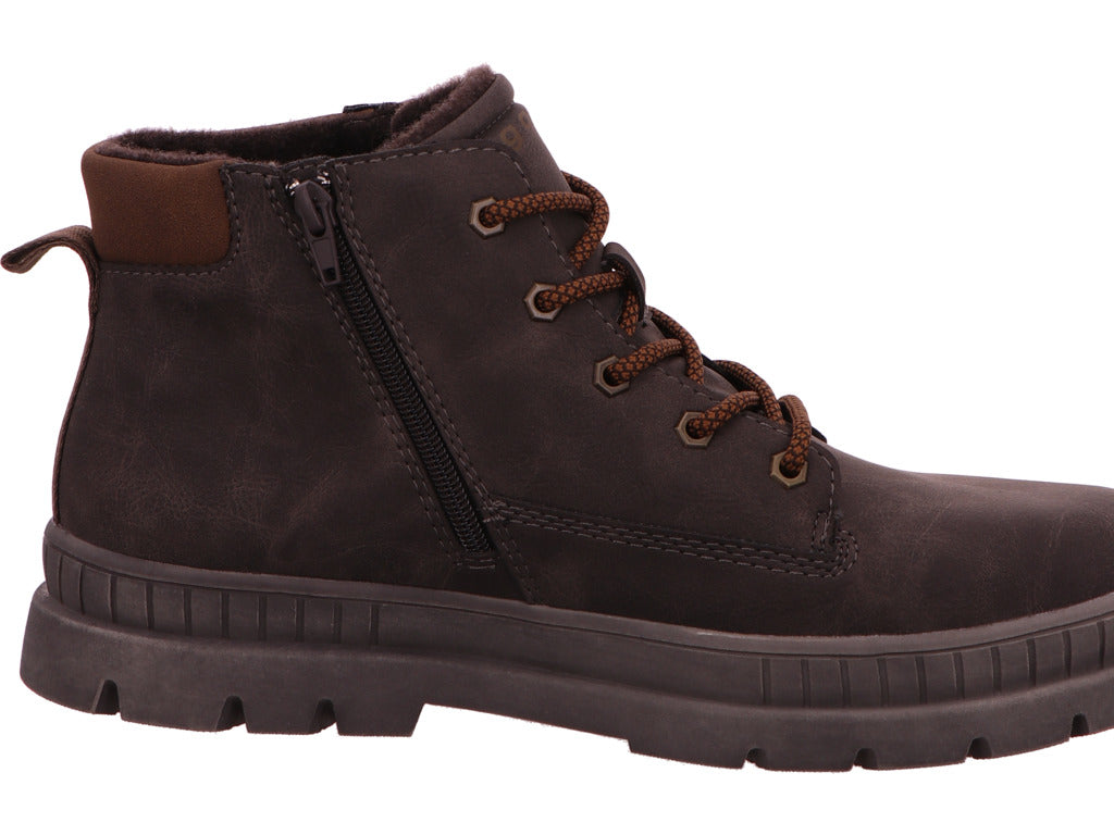 Bugatti herenlaarzen in donkerbruin