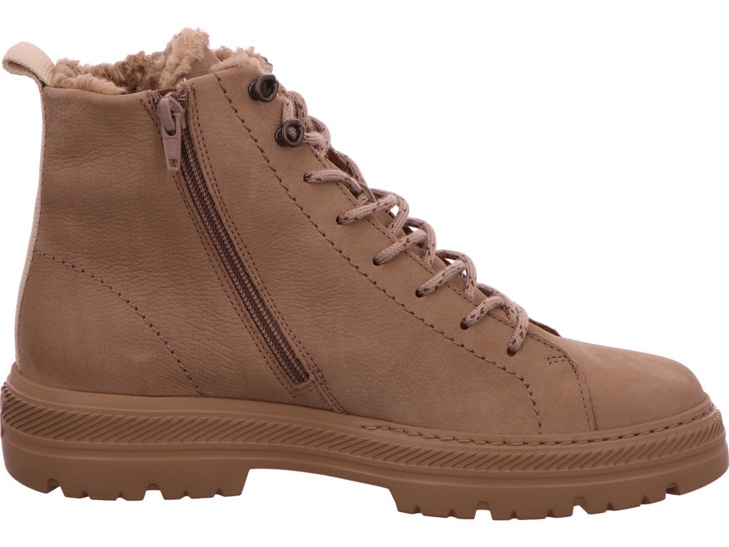 Paul Green Damen Stiefel in dunkelbeige