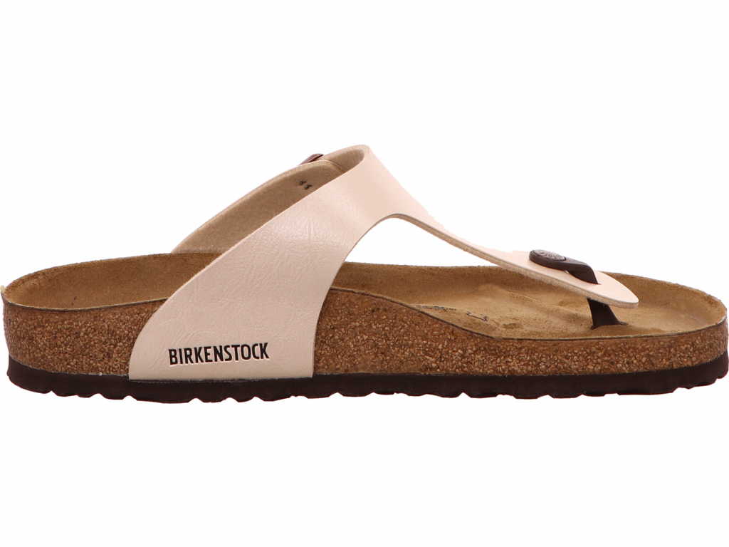 Birkenstock Damen Pantolette Gizeh in hellbeige