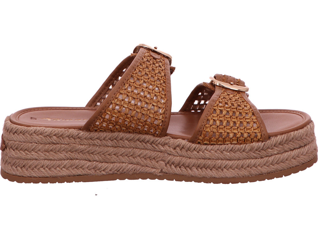 Tamaris Damen Pantolette in hellbraun