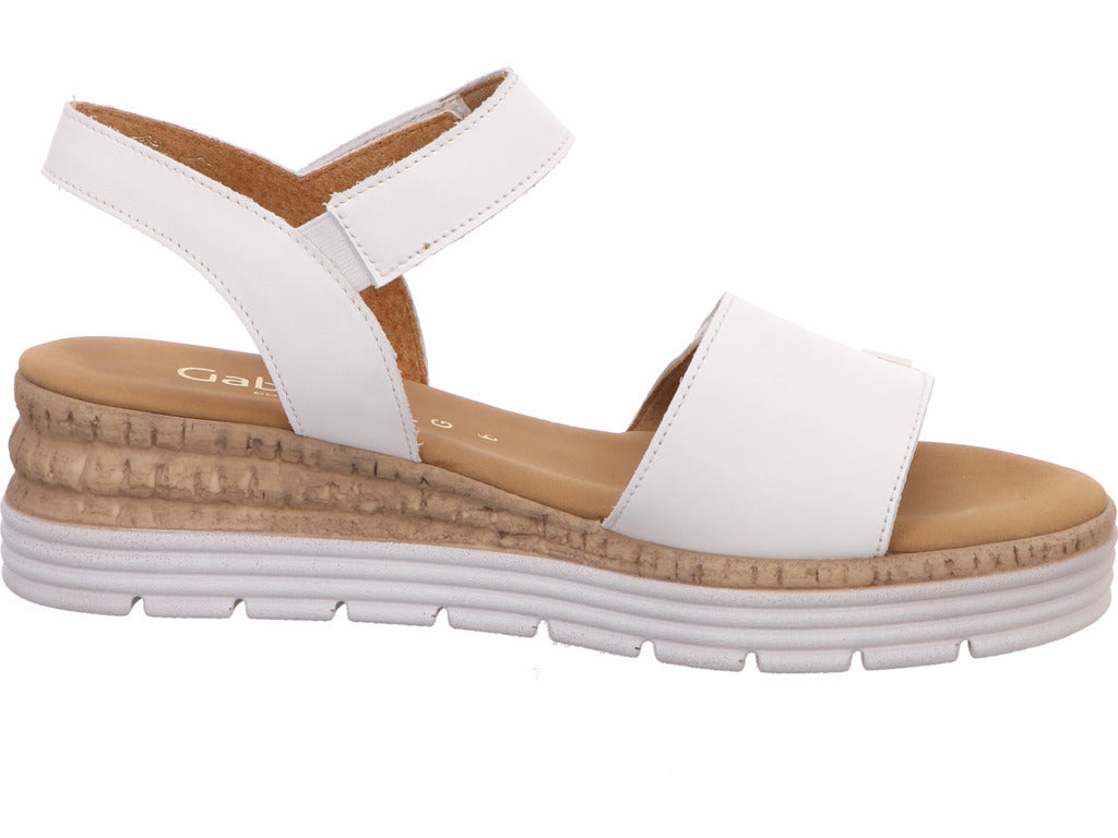 Gabor Comfort Damen Sandalette in weiß