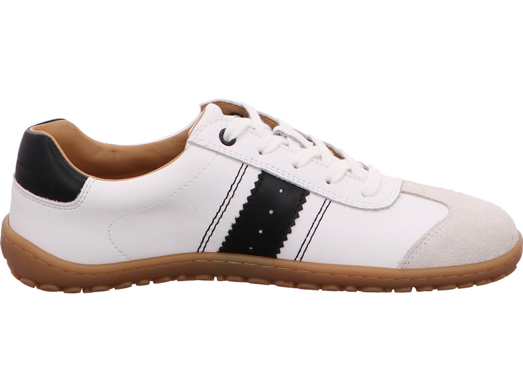 Koel Barfußschuhe Damen Sneaker in weiß-schwarz-kombiniert