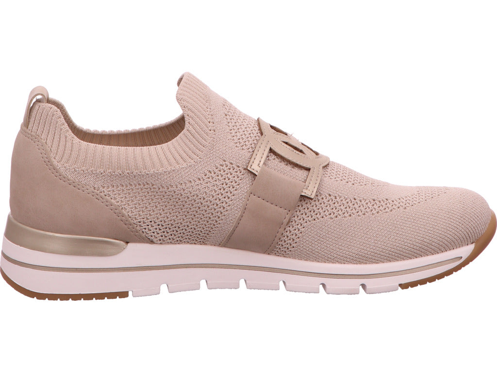 Remonte Damen Sneaker in beige-kombiniert