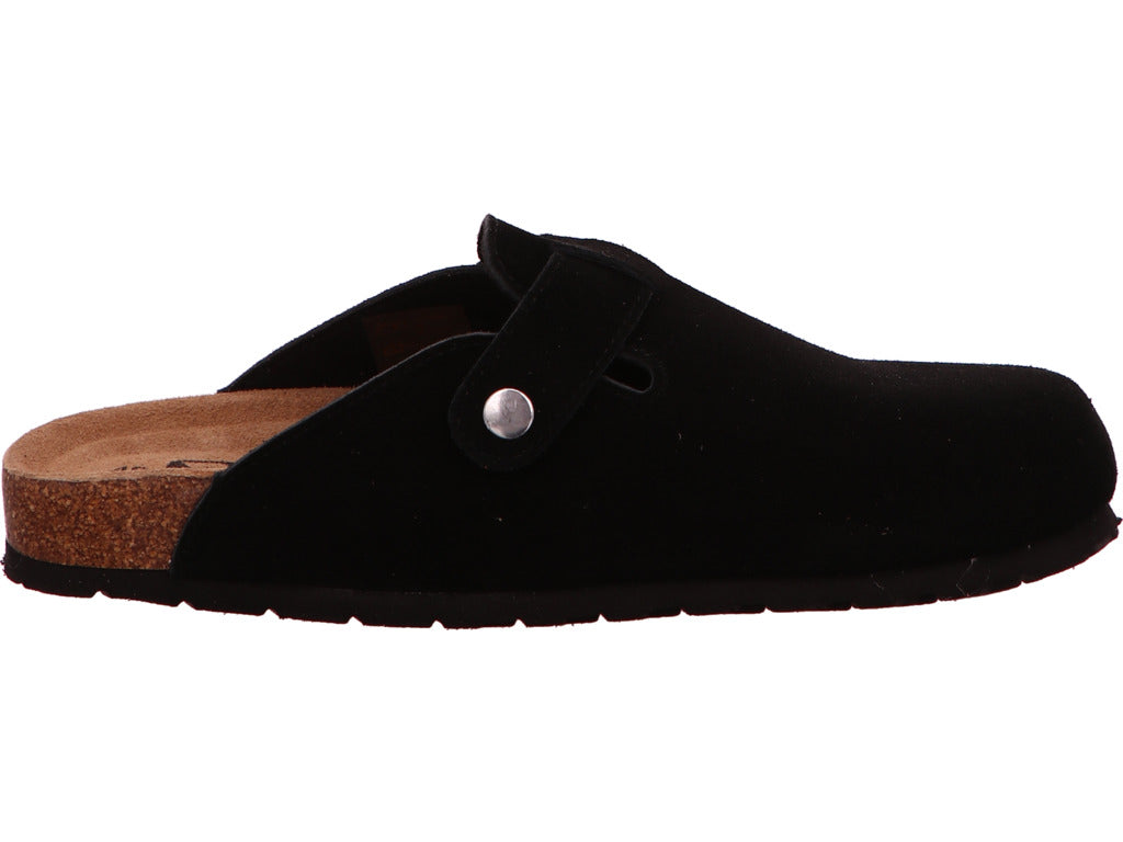 Rieker Damen Clog / Töffler in schwarz