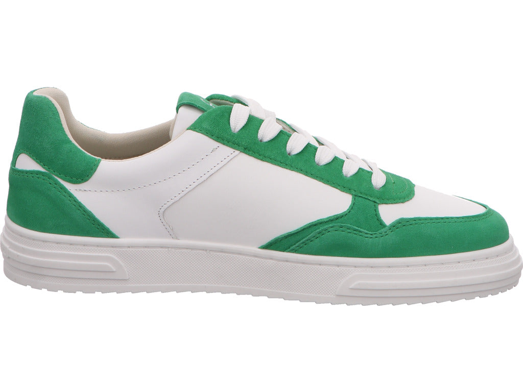 Tamaris damessneakers in een groen-multicolor combinatie