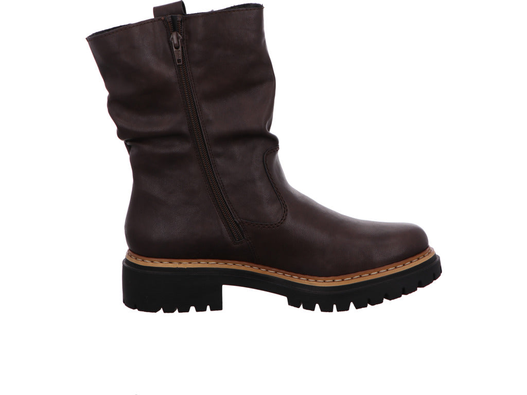 Rieker Damen Stiefel in dunkelbraun