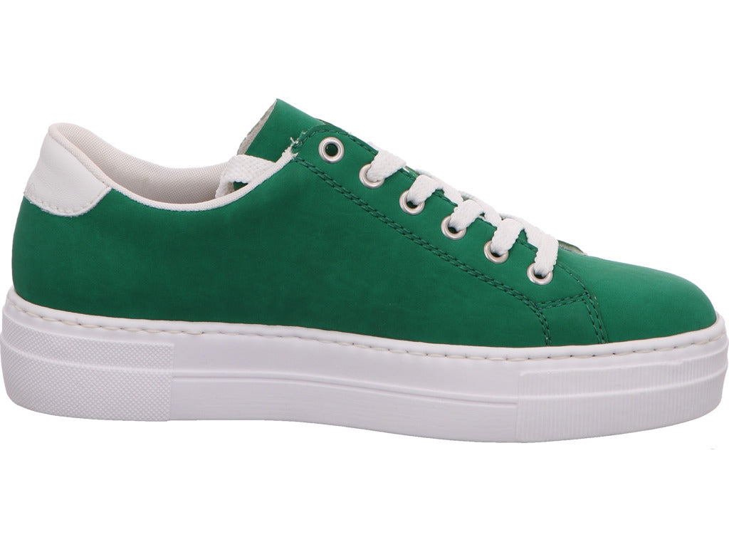 Rieker Damen Sneaker in grün-bunt-kombiniert