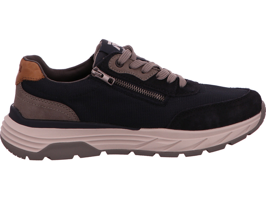 Rieker Herren Sneaker in blau-bunt-kombiniert