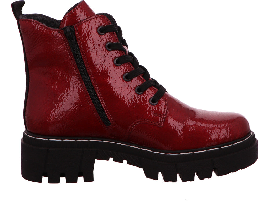 Rieker dameslaarzen in het rood