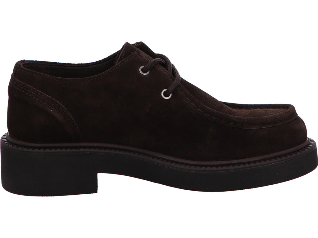 Marc O`Polo Damen Schnürschuh Kara 1B in dunkelbraun