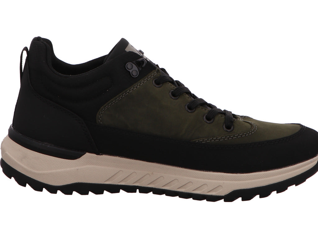 Rieker Herren Halbschuh in grün-bunt-kombiniert