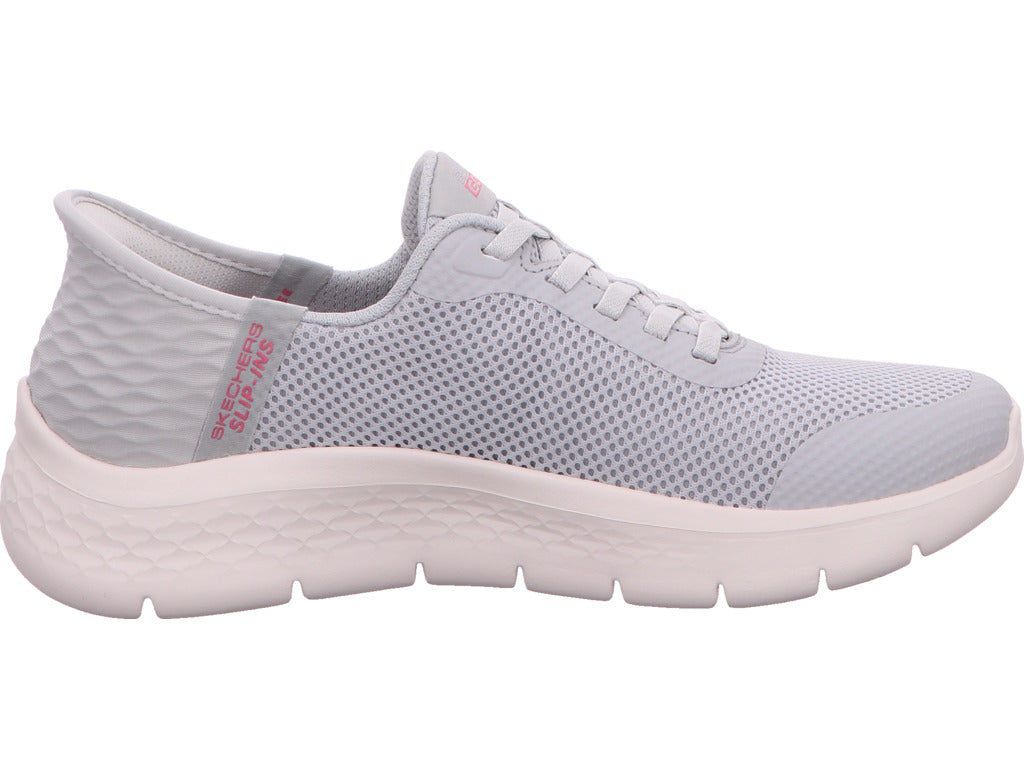 Skechers Damen Sneaker Go Walk Flex - Grand Entry in grau-bunt-kombiniert