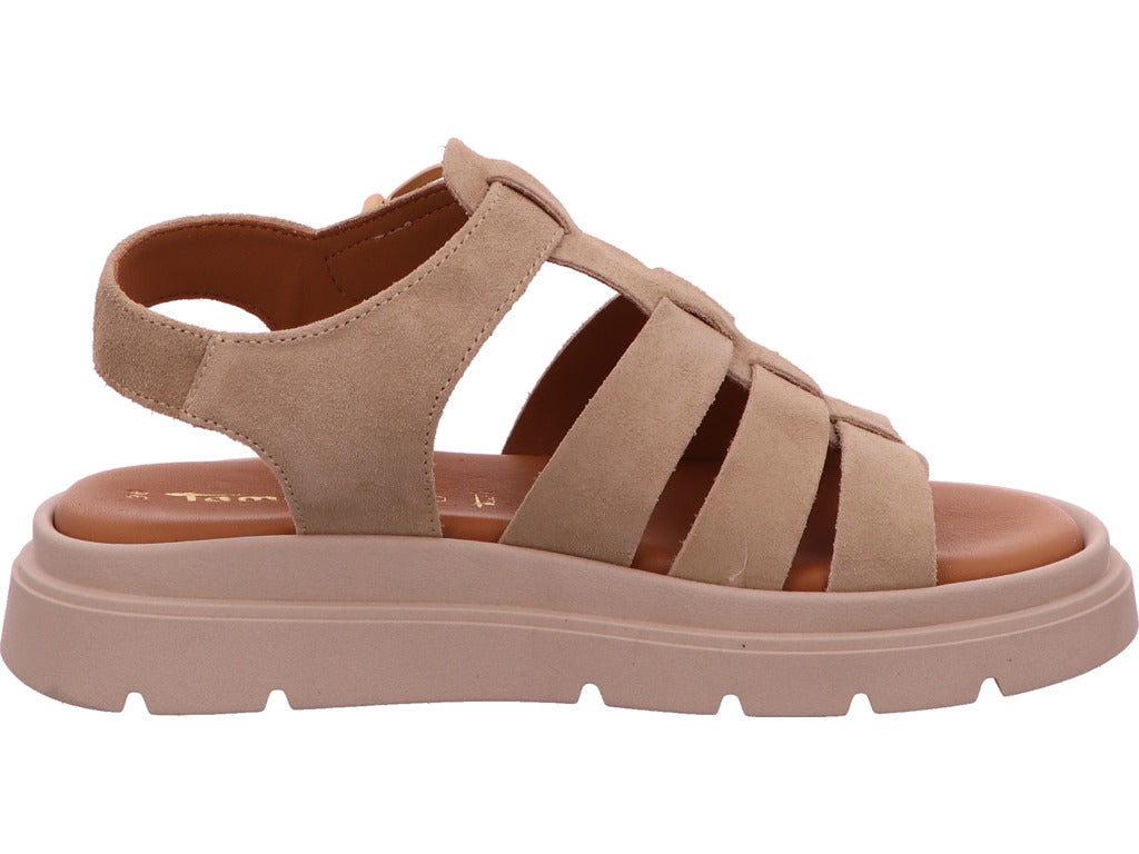Tamaris Damen Sandalette in beige