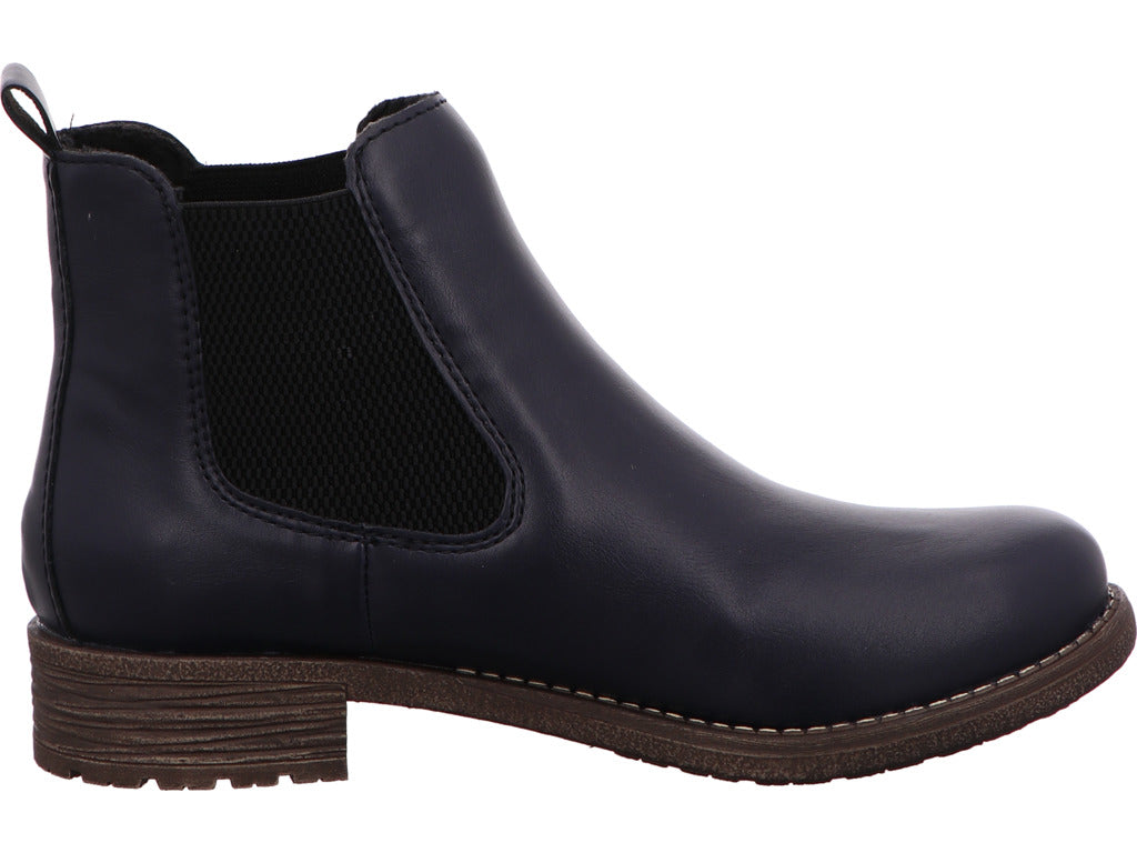 Rieker Damen Stiefel in blau-bunt-kombiniert
