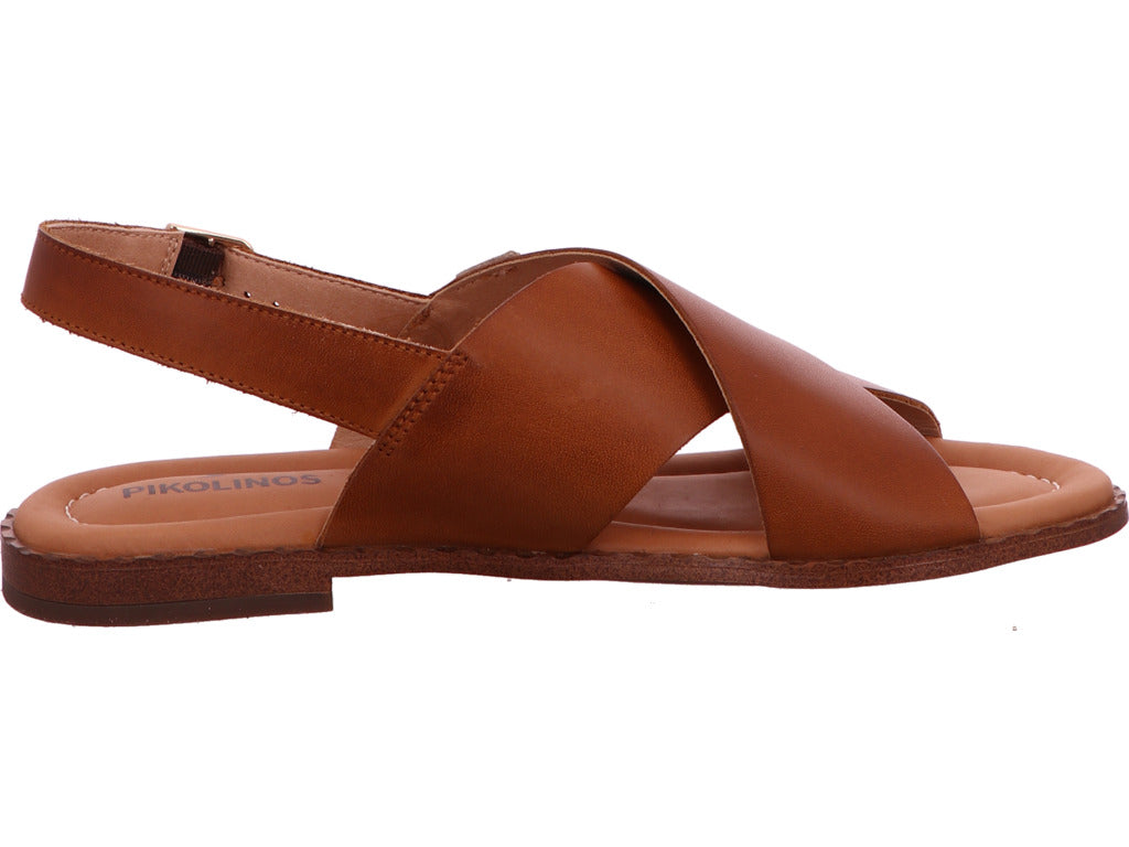 Pikolinos Damen Sandalette Algar in hellbraun