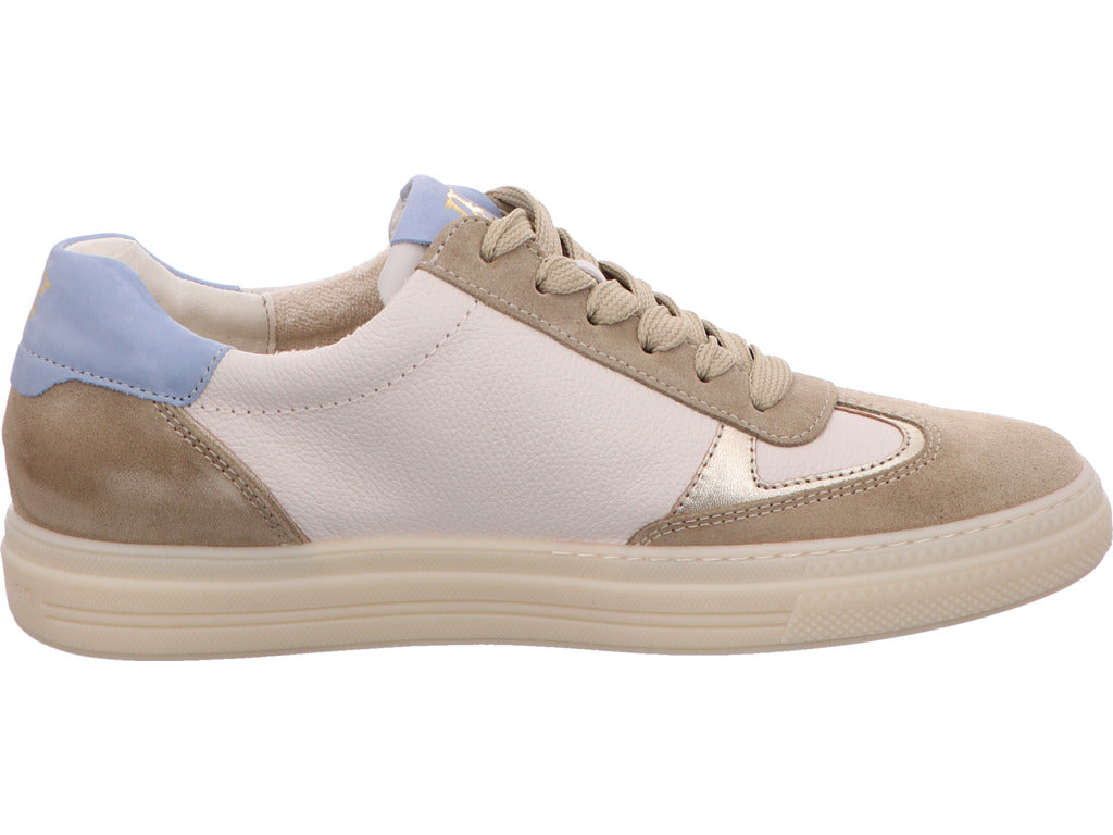 Paul Green Damen Sneaker in weiß-bunt-kombiniert