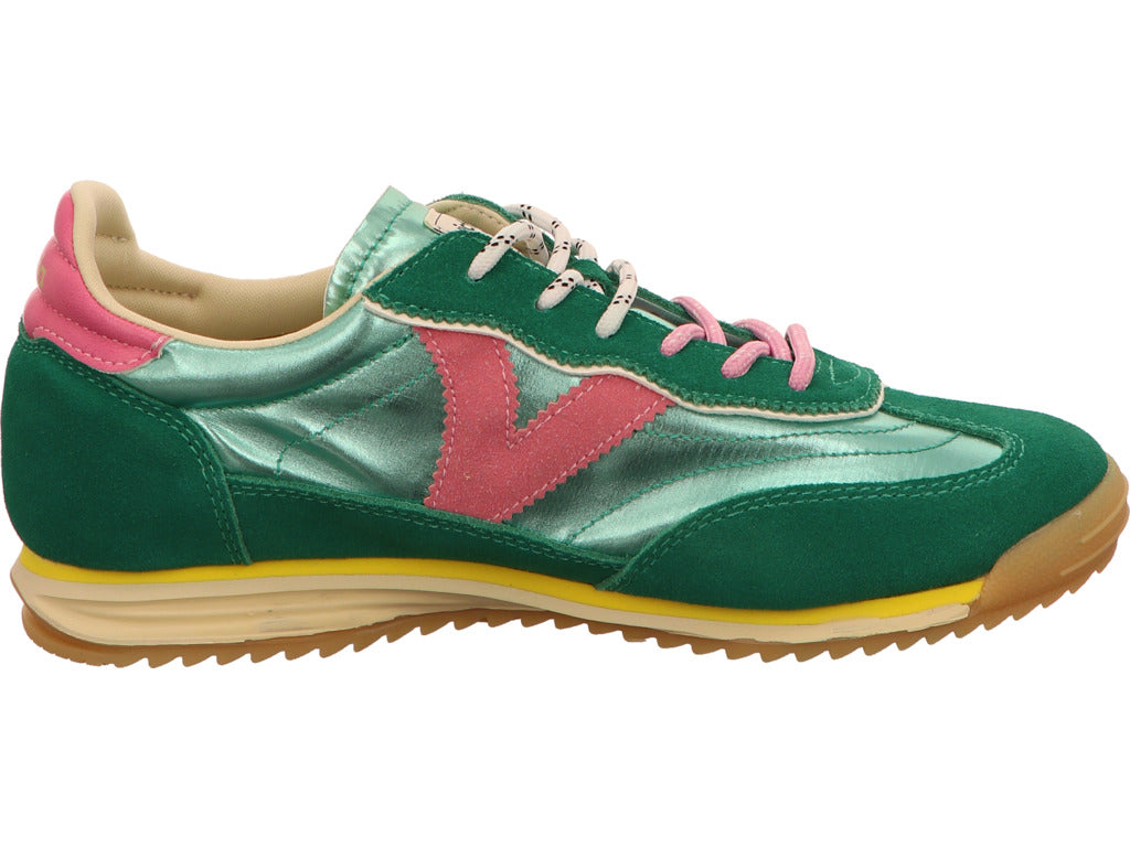 Victoria Damen Sneaker in grün-bunt-kombiniert