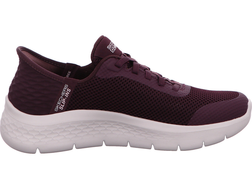 Skechers Damen Slipper Go Walk Flex Grand Entry in dunkelrot