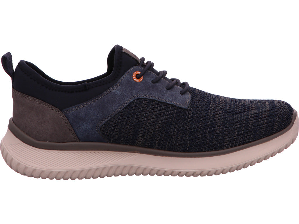 Rieker Herren Sneaker in blau-bunt-kombiniert