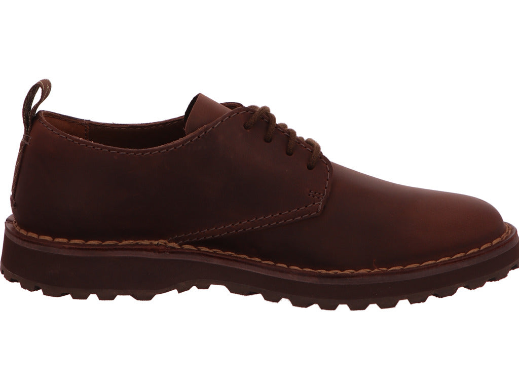 Clarks Herren Halbschuh Solsbury Lace in dunkelbraun