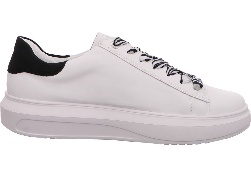 Rieker Damen Sneaker Revolution in weiß-schwarz-kombiniert