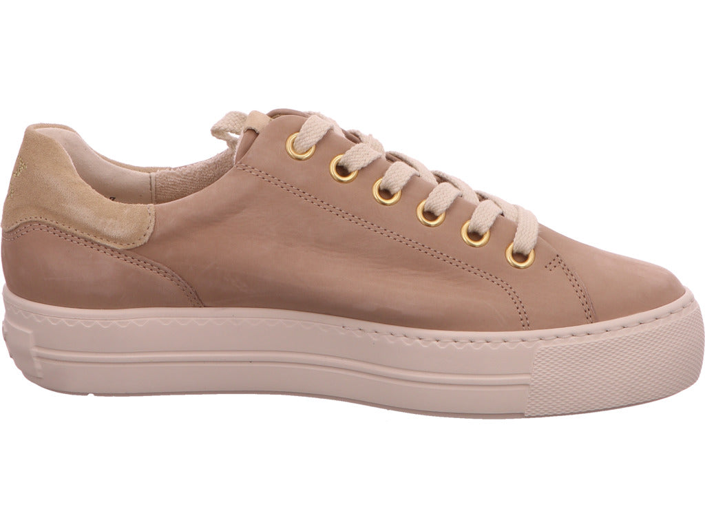 Paul Green Damen Sneaker in beige-kombiniert