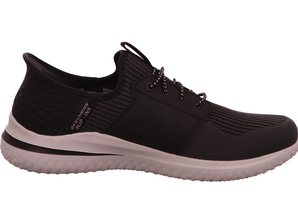 Skechers Herren Slipper Delson 3.0 - Lavell in schwarz