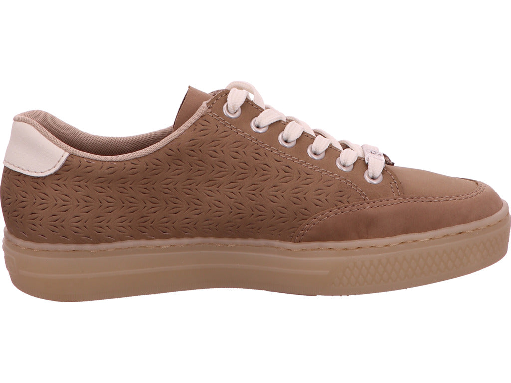 Rieker Damen Sneaker in braun-bunt-kombiniert