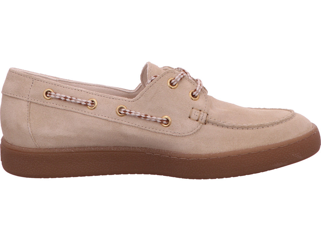 Paul Green Damen Schnürschuh in beige