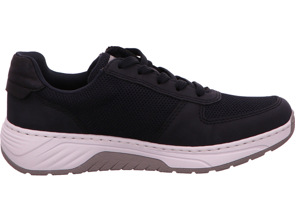 Rieker Damen Sneaker in blau-bunt-kombiniert