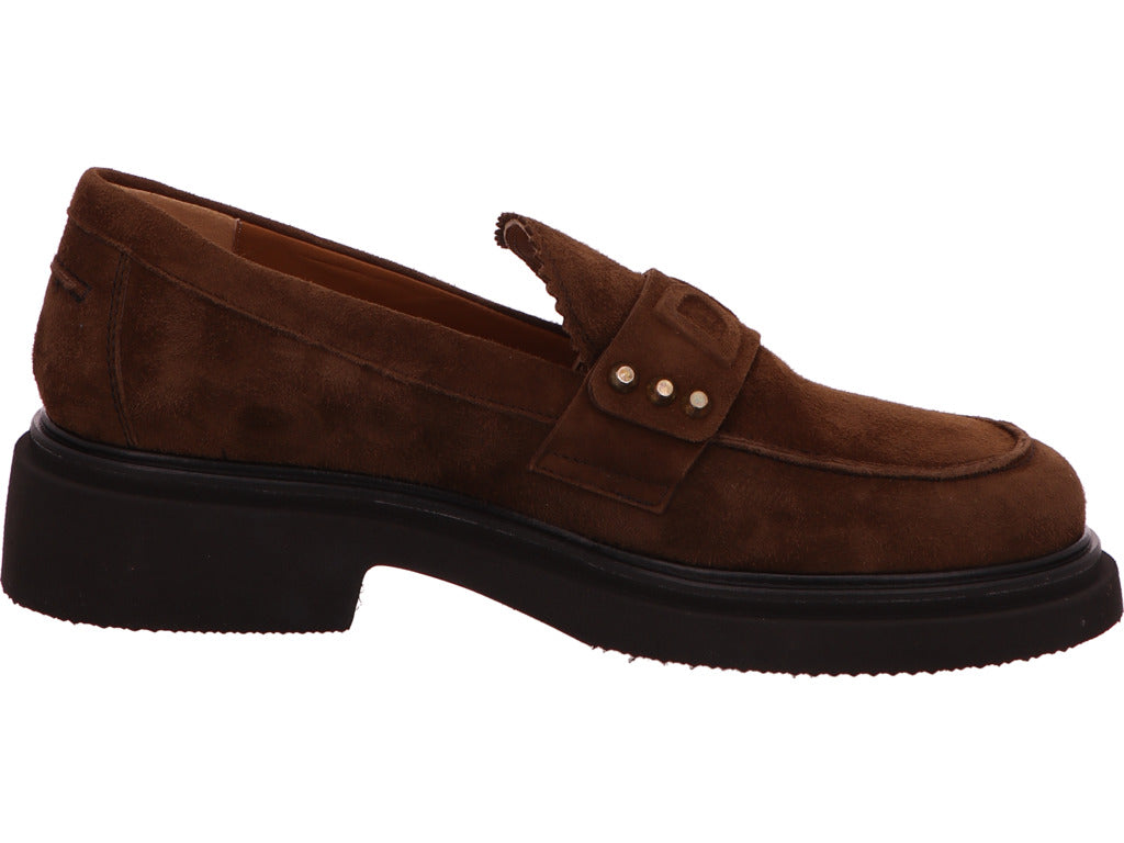 Donna Carolina Damen Slipper in braun