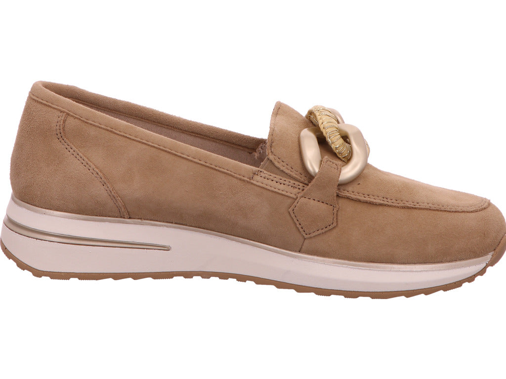 Remonte Damen Slipper in dunkelbeige