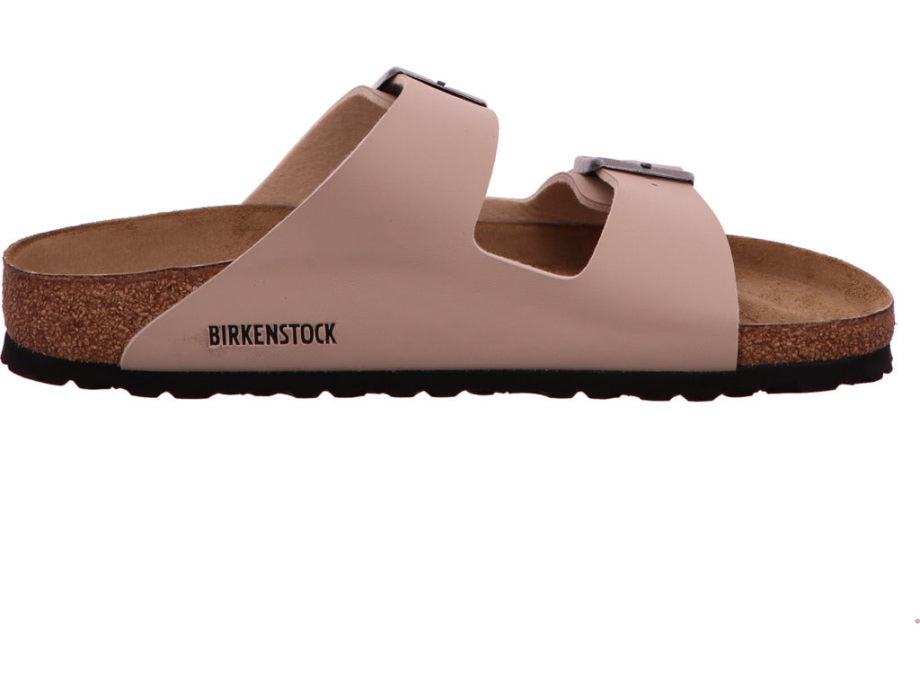 Birkenstock Damen Pantolette Arizona Bf in hellbeige