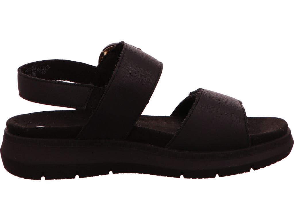 Remonte Damen Sandalette in schwarz