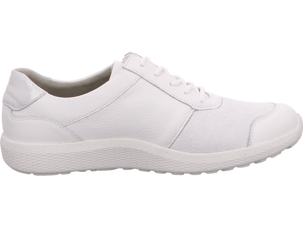 Waldläufer damesschoen K-Kalea met veters in een wit-multicolor combinatie