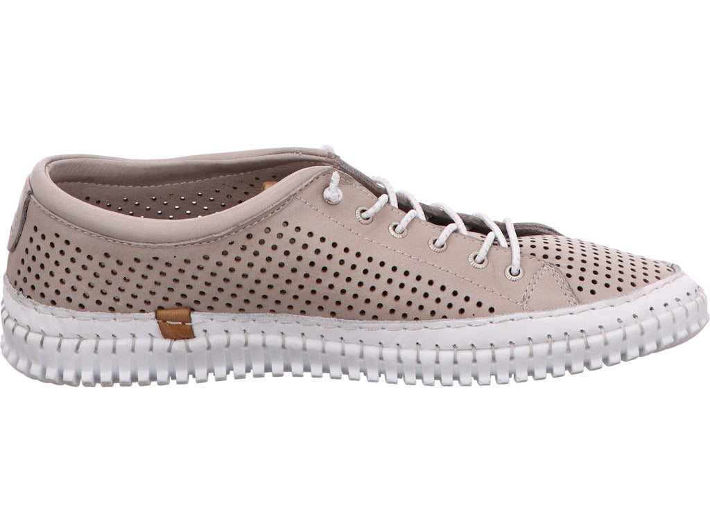 Andrea Conti Damen Sneaker in taupe