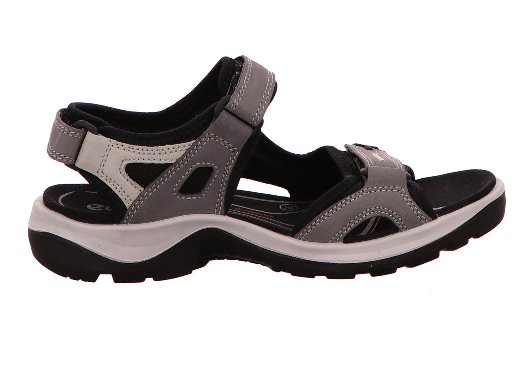 Ecco Damen Sandalette Offroad Yucatan in grau-kombiniert