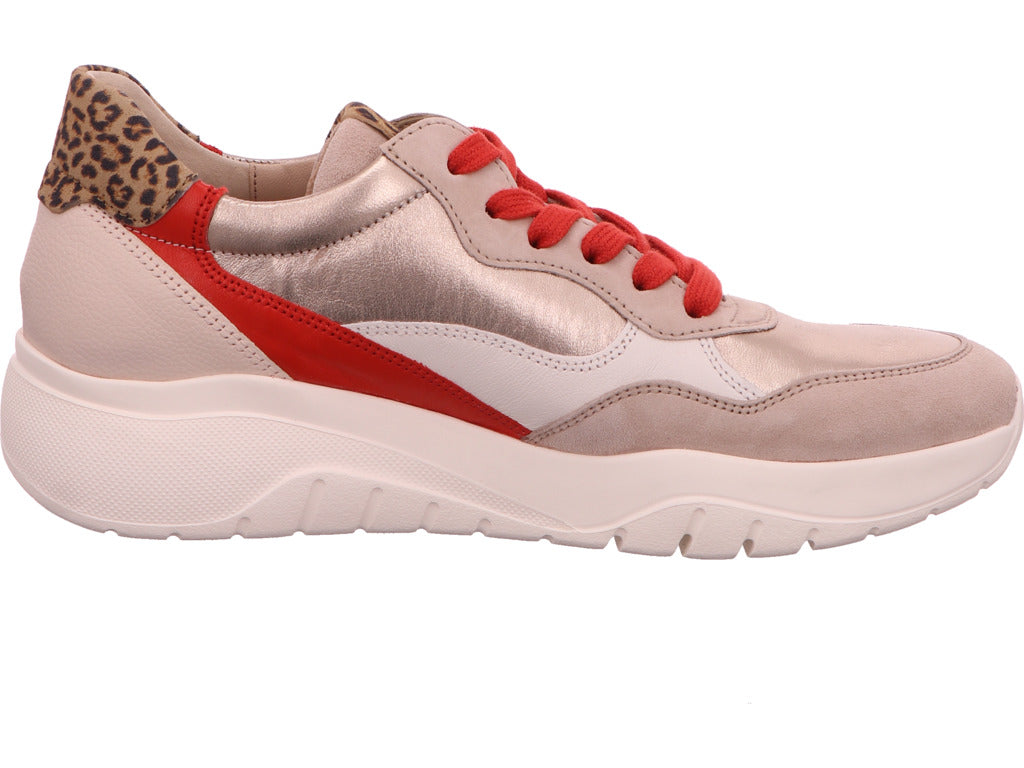 Gabor Damen Sneaker in beige-bunt-kombiniert
